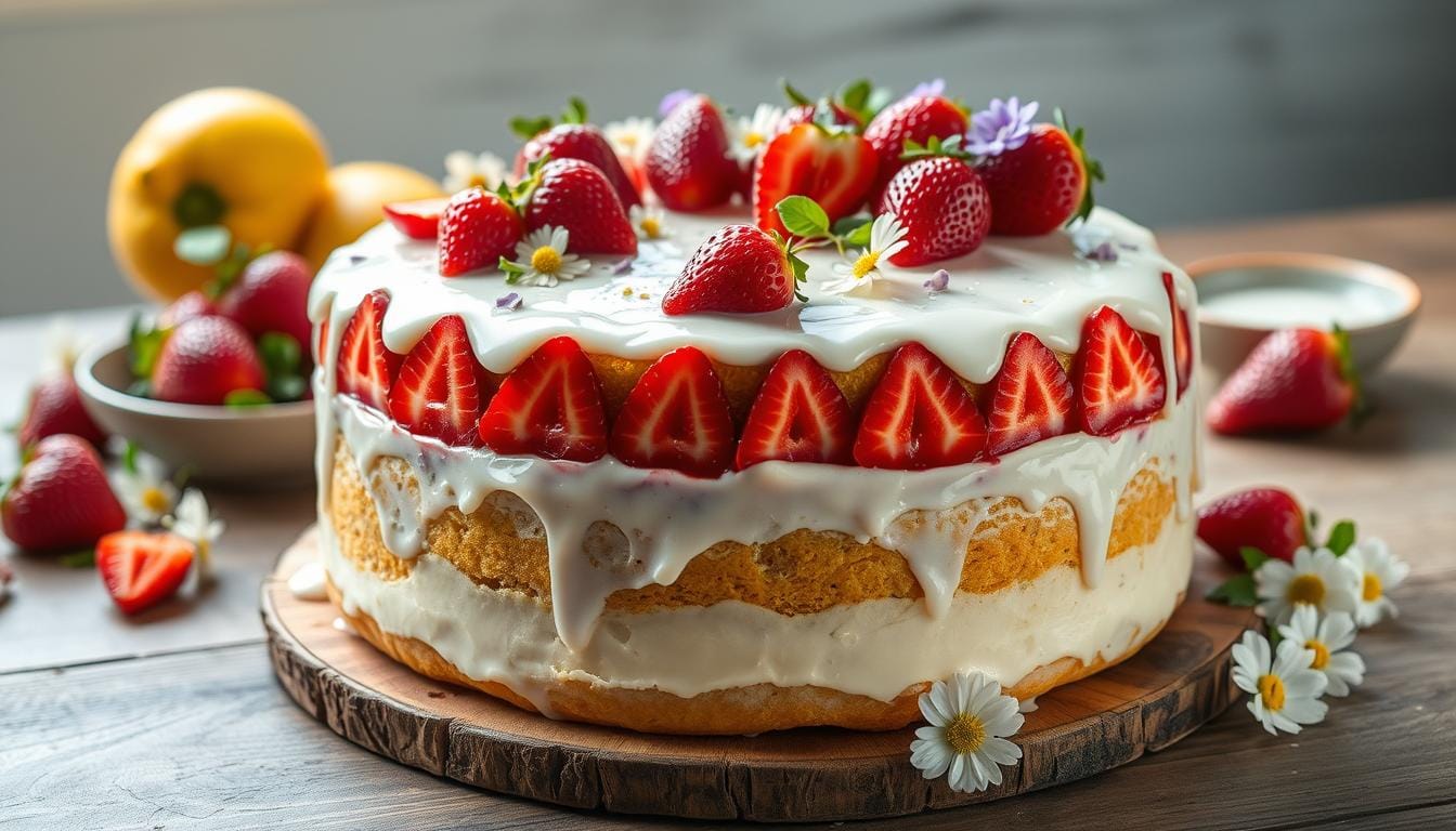 Strawberry Lemon Cake