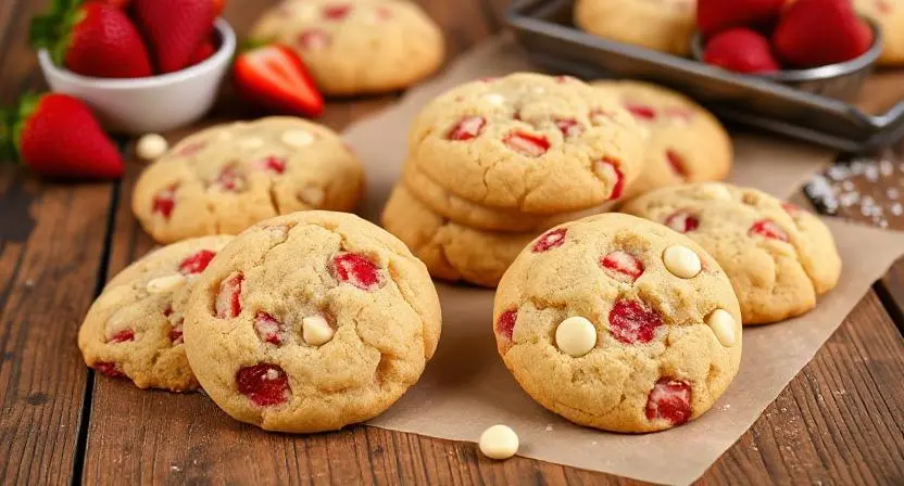 Strawberry Shortcake Cookies