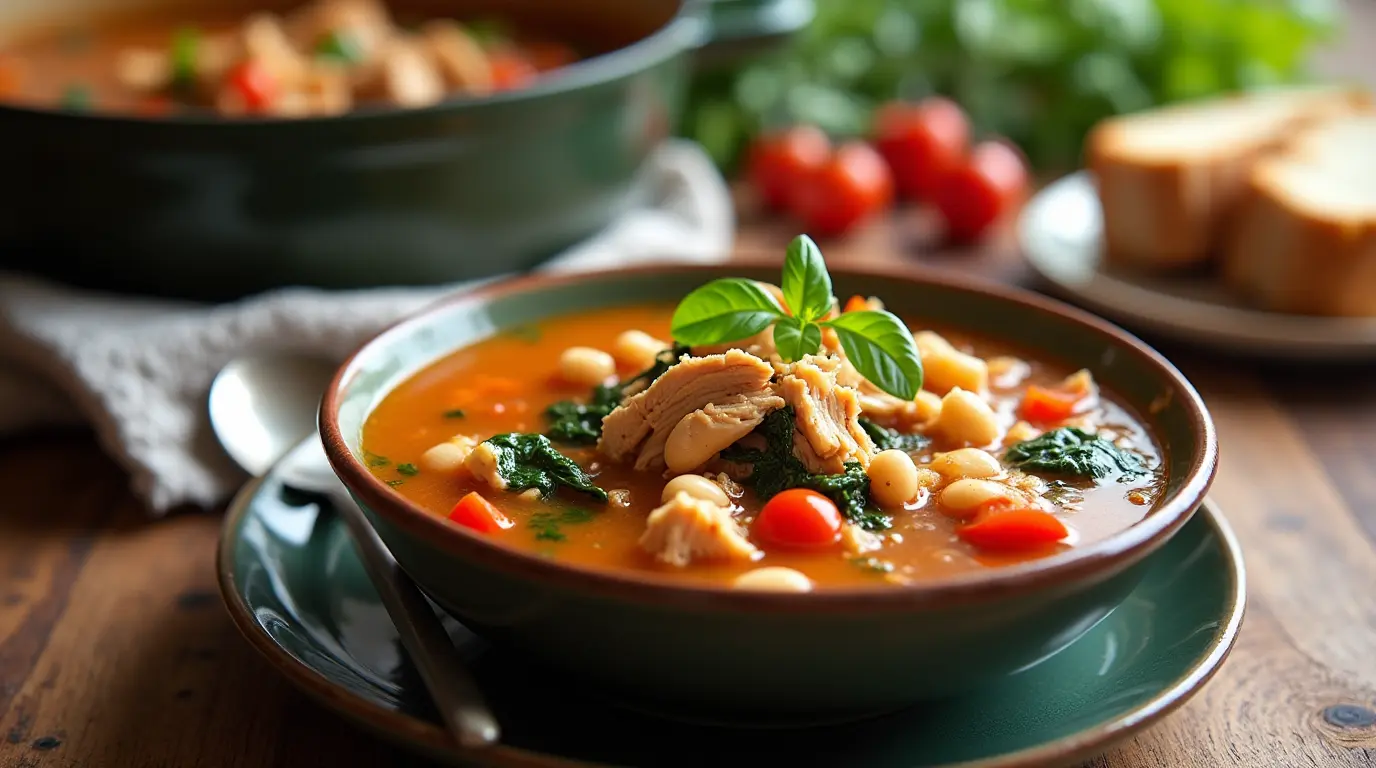 Tuscan Chicken Soup