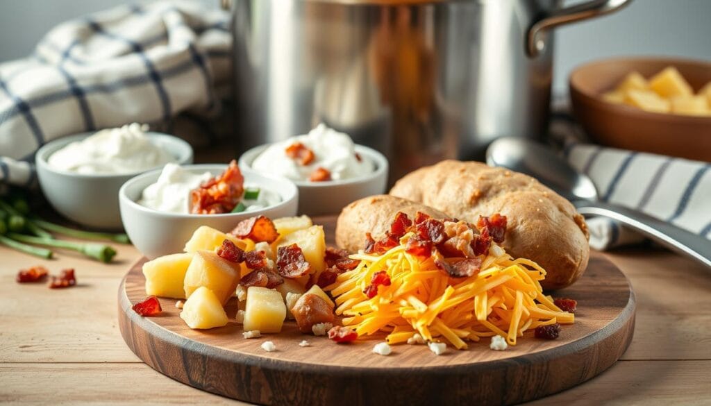 essential ingredients for loaded baked potato soup essential ingredients for loaded baked potato soup