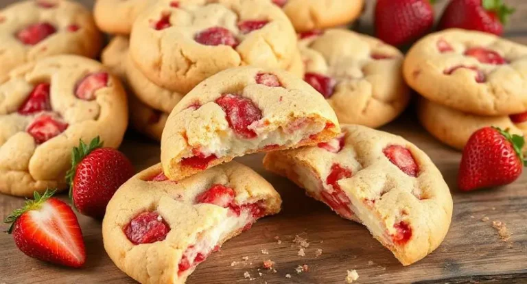 strawberry cheesecake cookies