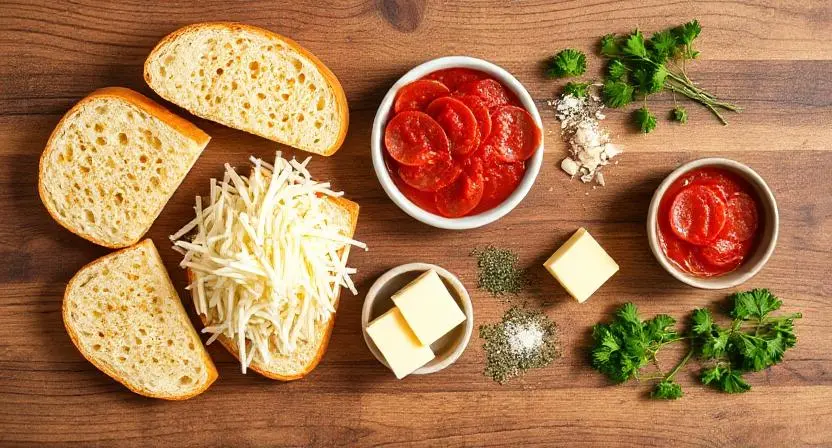 garlic bread pizza